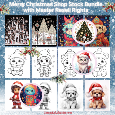 Merry Christmas Shop Stock Bundle with Master Resell Rights